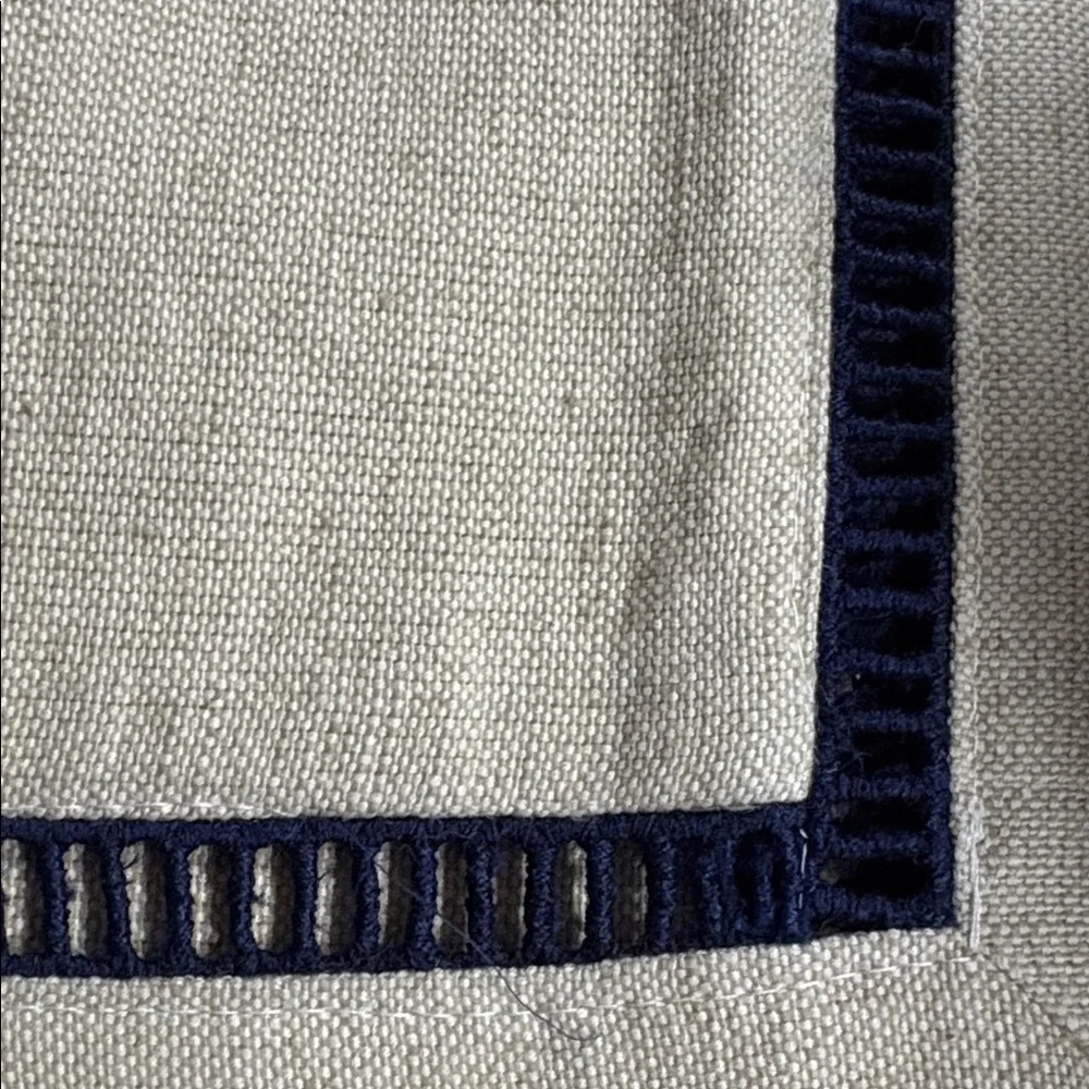 Dansk Cream and Navy Placemats